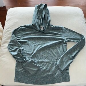 Athleta Girl hooded Green shirt